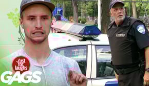 Juicer Throws Tomatoes at Cop Car