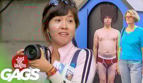 British Underwear Guard Prank