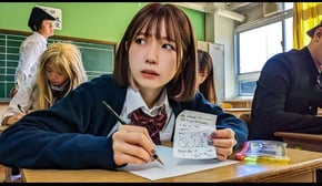 学校でカンニングしてしまいました。。。【寸劇】