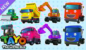 Lagu Warna Alat Berat Terkuat l Lagu Warna Tayo l Tayo Bahasa Indonesia