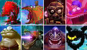 Rayman Origins + Legends - All Bosses