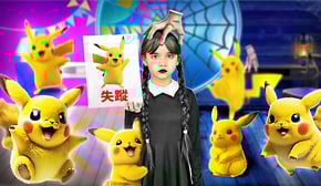 我的寶可夢不見了 || 潛入電影院的瘋狂方法！現實生活中的寶可夢 by 123 GO！