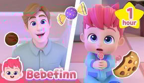 Yes Papa! +more compilation | Bebefinn Nursery Rhymes for Kids