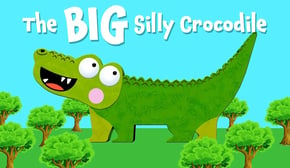 The BIG Silly Crocodile | Animated Crocodile Story For Kids