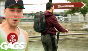 Unlucky Man WIPES OUT on Segway