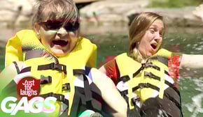 Crashing into a Canoe Prank