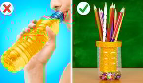 簡單DIY學校用品製作方法📚✂️ 由123GO! 提供的絕妙學校技巧和竅門！