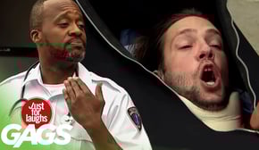 Ambulance Driver Puts A Living Person In a Body Bag