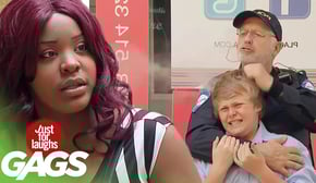 Cop Gives Kid a Smoking Noogie !