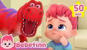 🦖 Bebefinn and Dino Friends! | Best Dinosaur Songs and Nursery Rhymes