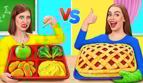 学校給食vs家庭食チャレンジ Multi DO Challenge