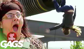 Woman Thrown In Dumpster, Iron Burns Through Shirt, CPR Dummy Comes Alive Prank