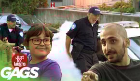 Voodoo Girl Attacks the Police Prank!!