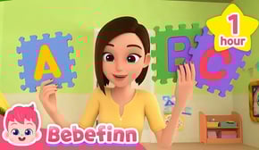 Now You Know Your ABC! Learn Alphabets with Bebefinn | Song Compilation
