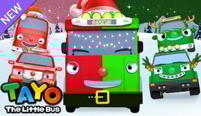 🎅🏻タヨ サンタさんとレスキュー隊 l レスキューチームの歌 l クリスマスソング l ちびっこバスタヨ