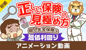 もうだまされない！個人年金保険の節税効果を考慮した「正しい保険の見極め方」【お金の勉強 初級編】：（アニメ動画）第422回