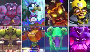 Crash Bandicoot 1, 2, 3 & 4 - All Bosses & Endings