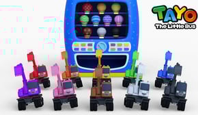 Poco Didalam Telur Kejutan l Belajar Warna untuk Anak | Lagu Anak-anak | Tayo Bus Kecil