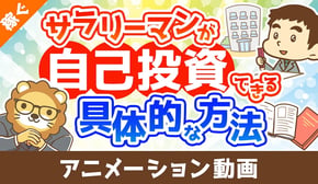 お金がないサラリーマンでもバッチリ自己投資できる具体的な方法【稼ぐ 実践編】:(アニメ動画)第461回