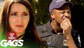 Cop Cleans His Teeth With People's Drivers Licenses