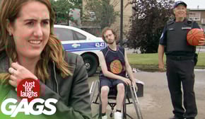 Police Officer Bullies Wheelchair Baller