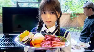 バーベキューでクラス全員分の肉を落としてしまいました…【寸劇】