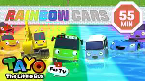 ¡Muestra tus colores!🌈 | Autos Arcoíris | Dibujos animados para niños | Tayo Español