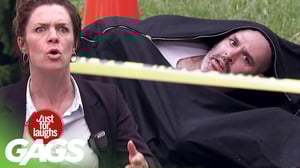 Crime Scene Corpse Makes His Escape