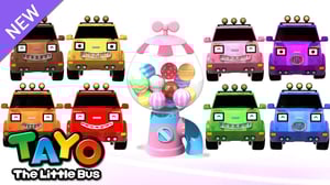 Bad Car Didalam Telur Kejutan | Lagu Warna Tayo | Belajar Warna untuk Anak | Tayo Bahasa Indonesia