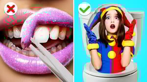 エクストリーム デジタルサーカス🎪 オタク用のメイクオーバー | ゴッチャによる! 素晴らしい美容ハック とガジェット