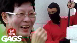 Ninjas Fight in Public, Web Cam Is Still On, Blind Man Squishes Hamster Cage Prank
