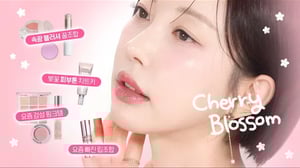 이런 속광 원했잖아..💕 맑은 핑크가 스며드는 벚꽃물 메이크업🌸+💧