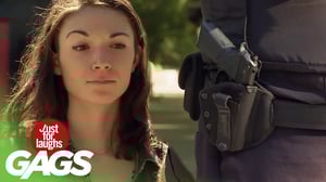Stealing Cop's Gun Prank