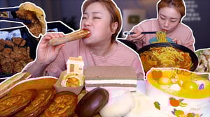 뚜레쥬르 본점 빵 먹고, 짬뽕 먹고, 빵 먹고.....20201022/Mukbang, eating show