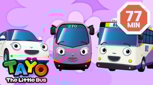 Episodios Tayo | 💜Compilación de vehículos Morados💜 | dibujo animado para niños | Tayo Español