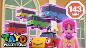 Tayo y pequeños magos | Asura, el pequeño mago | El coche mágico, Lucy | Tayo Autobús Español