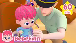 Bus Safety Song And More Nursery Rhymes | Bebefinn Songs for Kids | How's The Weather Today?
