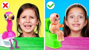 金持ちママ vs 貧乏ママ!最高の子育てガジェット vs 無料の DIY おもちゃ - ゴッチャ の面白い瞬間!