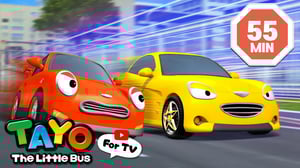 Compilación de carreras de autos | Caricatura de carreras para niños | Tayo Español