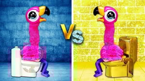 お金持ちママ vs 貧乏ママ - ガジェット vs ハック! Gotcha による面白い共感できる状況!