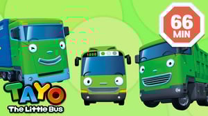 Episodios Tayo | 💚Compilación de vehículos Verdes💚 | dibujo animado para niños | Tayo Español