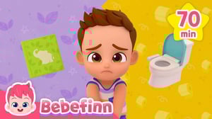 💩 Poo Poo And Boo Boo | Healthy Habit Songs | Play at Home with Bebefinn | Nursery Rhymes for Kids