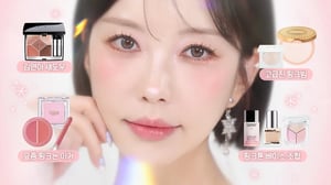 이런 핑크빔 어때요?🤗 차곡차곡 쌓아올리는 은은하고 고급진 홀리데이 핑크 메이크업💕✨[SUB]