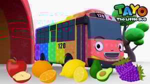 Melewati Terowongan Pelangi l Belajar Warna untuk Anak | Lagu Anak-anak | Tayo Bus Kecil