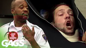 Ambulance Driver Puts A Living Person In a Body Bag