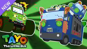 I'm the Zombie Supercar!🧟 | Halloween Songs for Kids | Rescue Team Songs | Tayo Sing-Along Show