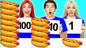100 Layers of Food Challenge #7 100 개의 음식 층 Multi DO 다 마