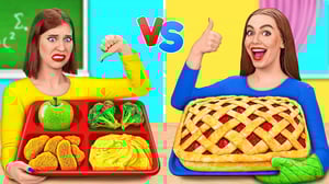 学校給食vs家庭食チャレンジ Multi DO Challenge