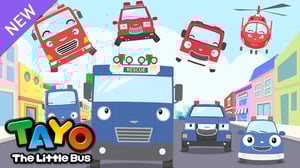 Red Rescue VS Blue Rescue | RESCUE TAYO | Tayo Rescue Team Sing Along | Tayo the Little Bus