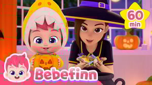 Happy Halloween! Trick or Treat with Bebefinn | Nursery Rhymes +Compilation | Songs for Kids